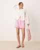AWARE AWARE boho button down blouse in white - 2