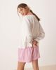 AWARE AWARE boho button down blouse in white - 4