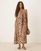 AWARE AWARE cotton cami maxi dress in leopard-Multi - 1