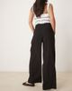 AWARE AWARE high waisted pleat front pants in black - 2