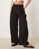AWARE AWARE high waisted pleat front pants in black - 4