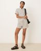 AWARE AWARE knit relaxed shorts in monochrome - part of a set-Black - 2