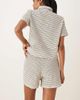 AWARE AWARE knit relaxed shorts in monochrome - part of a set-White - 3