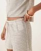 AWARE AWARE knit relaxed shorts in monochrome - part of a set-White - 4