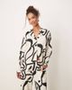 AWARE AWARE oversized satin shirt in black and white print - part of a set-Multi - 1