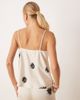 AWARE AWARE satin cami top in mono floral print - part of a set-Black - 4