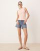 AWARE AWARE seam front jersey top in light pink - 3