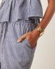 AWARE AWARE seersucker relaxed pants in blue plaid - part of a set - 2