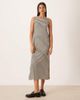AWARE AWARE sleeveless maxi dress in black and white stripe - 1