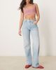 AWARE AWARE straight relaxed fit jeans in light blue wash - 1