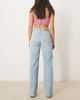 AWARE AWARE straight relaxed fit jeans in light blue wash - 2