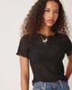 AWARE AWARE textured baby T-shirt in black - 1