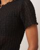 AWARE AWARE textured baby T-shirt in black - 3