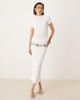 AWARE AWARE textured lettuce edge t-shirt in white - part of a set - 2