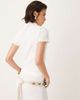 AWARE AWARE textured lettuce edge t-shirt in white - part of a set - 3