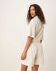 AWARE AWARE textured relaxed shorts in white - part of a set - 2