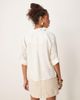 AWARE AWARE utility shirt with pockets in cream-White - 3