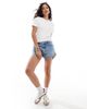 AWARE VERO MODA AWARE super soft ribbed T-shirt in white - 3