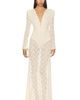 AWAVE Studio AWAVE Studio Long Sleeve Lace Maxi Dress - 1