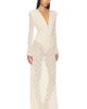 AWAVE Studio AWAVE Studio Long Sleeve Lace Maxi Dress - 2