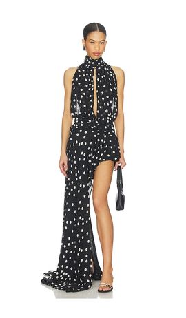 AWAVE Studio AWAVE Studio Maxi Halter Neck Dress