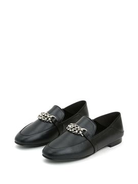 AWESOME DEW Chain Link Loafers - Black