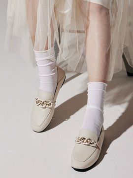 AWESOME DEW Double Chain Loafer