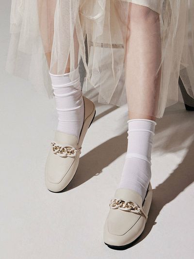 AWESOME DEW Double Chain Loafer