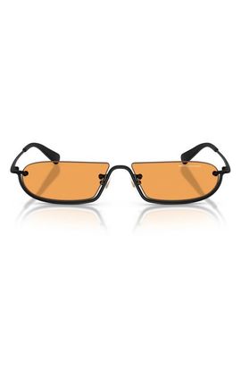 AX Armani Exchange AX Armani Exchange 58mm Irregular Semi Rimless Sunglasses