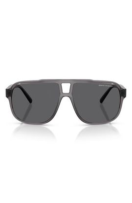 AX Armani Exchange AX Armani Exchange 61mm Polarized Pilot Sunglasses