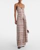Aya Muse Aya Muse Aella knitted striped cotton-blend maxi dress - 2