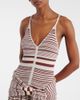Aya Muse Aya Muse Aella knitted striped cotton-blend maxi dress - 3