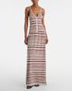 Aya Muse Aya Muse Aella knitted striped cotton-blend maxi dress - 6