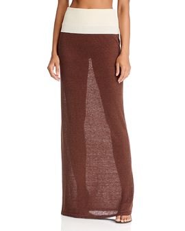 Aya Muse Aya Muse Eirae Linen Blend Skirt