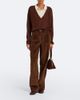 Aya Muse Aya Muse Eirae paneled linen-blend sweater - 6