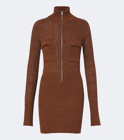 Aya Muse Aya Muse Eora knitted cotton and silk minidress