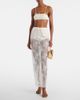 Aya Muse Aya Muse Eteri bow-detail floral lace midi skirt - 2