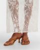 Aya Muse Aya Muse Eteri bow-detail floral lace midi skirt - 4