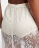 Aya Muse Aya Muse Eteri bow-detail floral lace midi skirt - 5