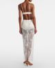Aya Muse Aya Muse Eteri bow-detail floral lace midi skirt - 6