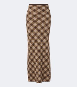Aya Muse Aya Muse Kae plaid midi skirt