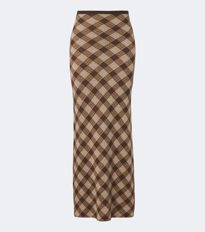 Aya Muse Aya Muse Kae plaid midi skirt