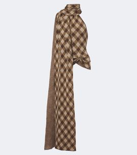 Aya Muse Aya Muse Kae scarf-detail plaid halterneck top