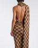 Aya Muse Aya Muse Kae scarf-detail plaid halterneck top - 5