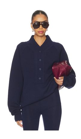 Aya Muse Aya Muse Knit Henley Sweater