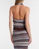 Aya Muse Aya Muse Knitted striped halterneck top - 5