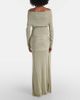 Aya Muse Aya Muse Kora off-shoulder silk-blend maxi dress - 3