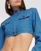 Aya Muse Aya Muse Pilla cropped denim jacket - 4