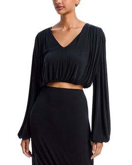 Aya Muse Aya Muse Riva Draped Long Sleeve Top