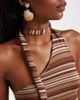 Aya Muse Aya Muse Scarf-detail knitted silk-blend top - 4